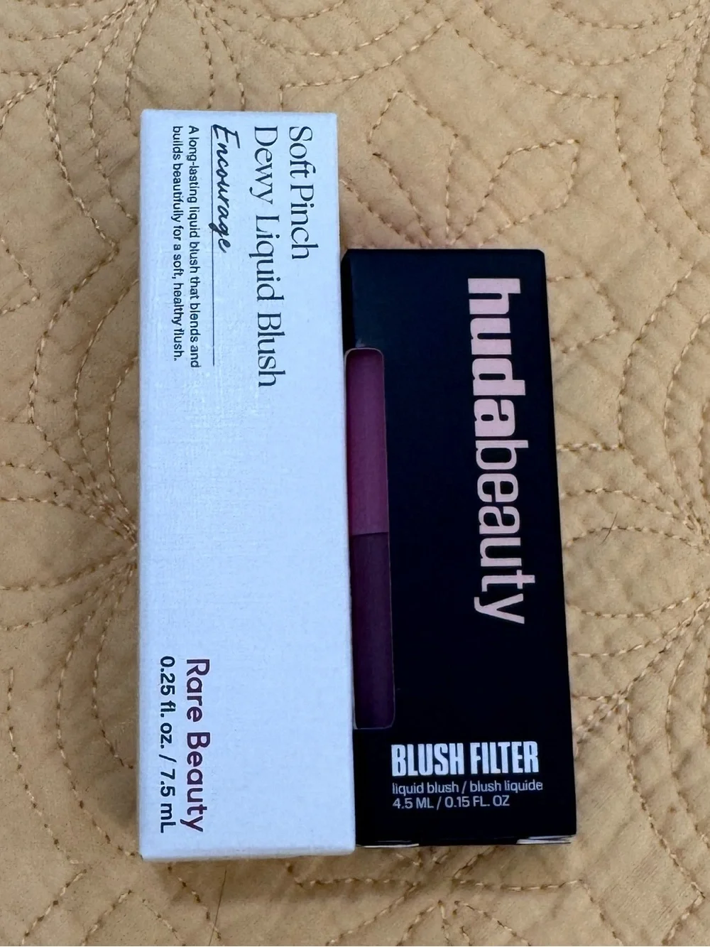 Liquid Blush Bundle - Rare Beauty “Encourage” & HUDA BEAUTY “Bublegum”